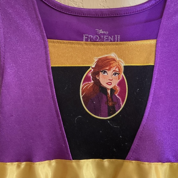 Frozen 2 Princess Anna Play ConditionDress Girls 5T - Picture 3 of 8
